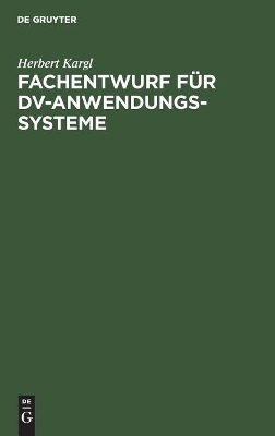 Fachentwurf für DV-Anwendungssysteme book