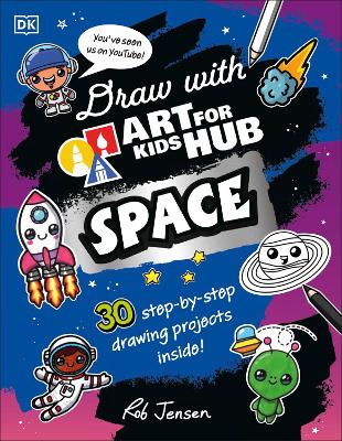 Draw with Art for Kids Hub Space book