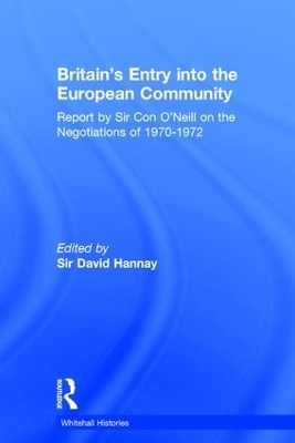 Britain's Entry into the European Community book