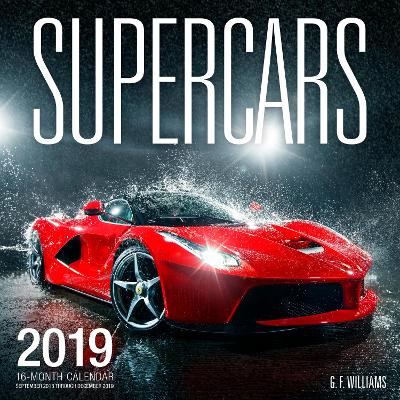 Supercars 2019: 16 Month Calendar September 2018 Through December 2019 book