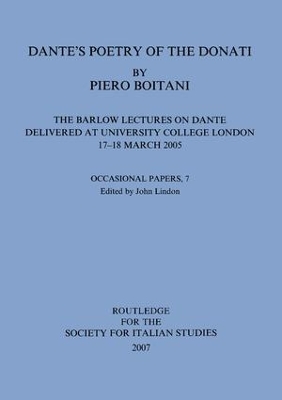 Dante's Poetry of Donati book