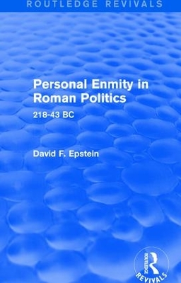 Personal Enmity in Roman Politics book