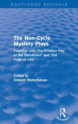 Non-Cycle Mystery Plays book