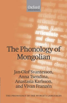 Phonology of Mongolian book