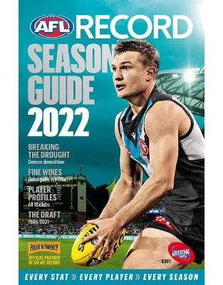 AFL Record Season 2022 - The Official Statistical History of the AFL Game book