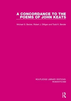 A Concordance to the Poems of John Keats by Michael G. Becker