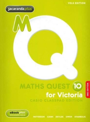 Maths Quest 10 for Victoria 3E Casio Classpad Edition & EBookPLUS book