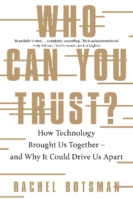 Who Can You Trust? book