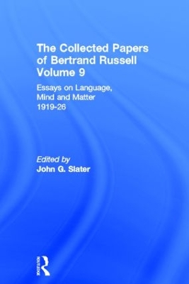 Collected Papers of Bertrand Russell book