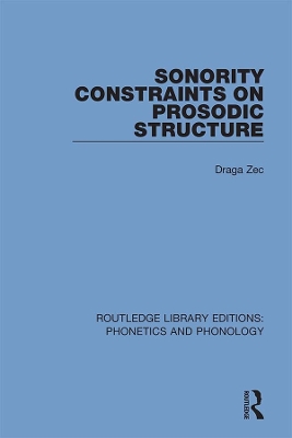 Sonority Constraints on Prosodic Structure by aga Zec