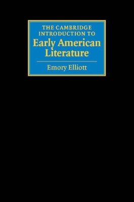 Cambridge Introduction to Early American Literature book