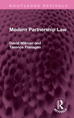 Modern Partnership Law book