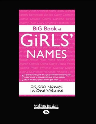 Big Book of Girl's Names: 20,000 Names in One Volume book