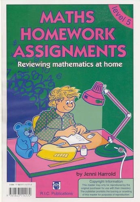 Maths Homework Assignments - Level 5 by Jenni Harrold