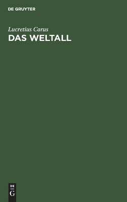 Das Weltall: Ein Lehrgedicht in Sechs Gesängen book