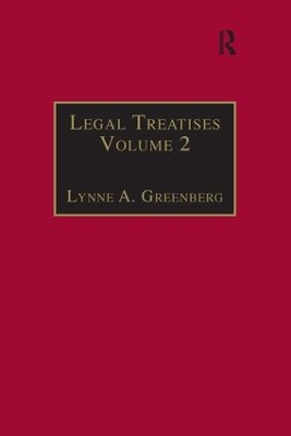 Legal Treatises by Lynne A. Greenberg