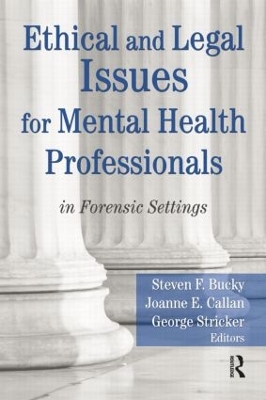 Ethical and Legal Issues for Mental Health Professionals book