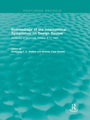 Proceedings of the International Symposium on Design Review book