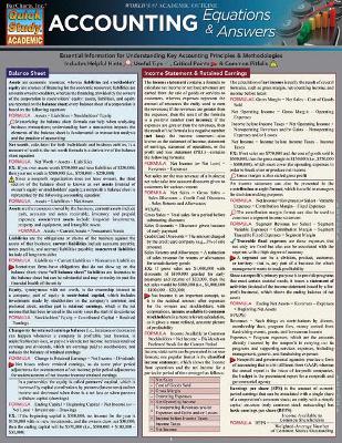 Accounting Equations & Answers book