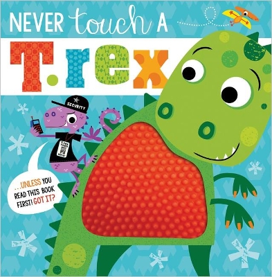 Never Touch a T.Rex book