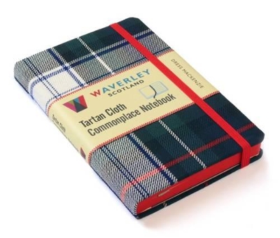 Waverley Genuine Tartan Cloth Commonplace Notebook (9cm x 14cm) book