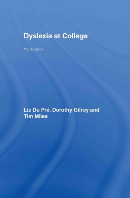 Dyslexia at College book