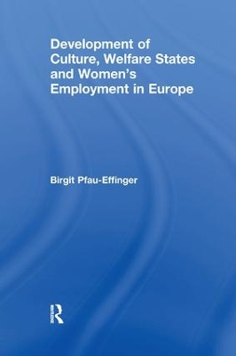 Development of Culture, Welfare States and Women's Employment in Europe book