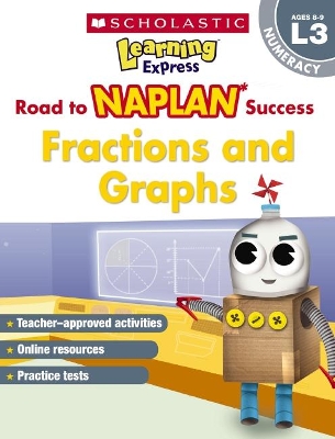Learning Express NAPLAN: Fractions & Graphs NAPLAN L3 book