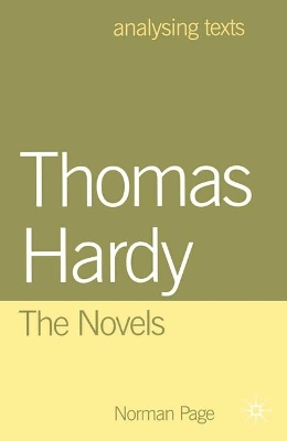 Thomas Hardy: The Novels by Norman Page