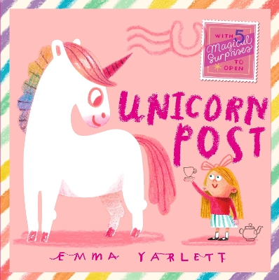 Unicorn Post: A magical interactive novelty lift-the-flap story gift book with letters to open, sparkly surprises and unicorn fun for kids age 3,4,5 book