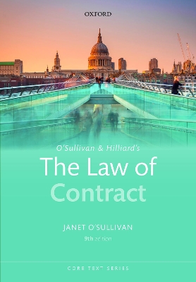 O'Sullivan & Hilliard's The Law of Contract by Janet O'Sullivan