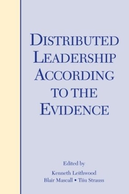 Distributed Leadership According to the Evidence book
