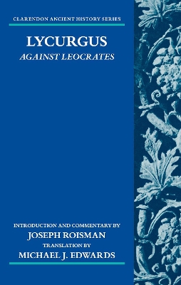 Lycurgus: Against Leocrates book