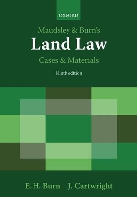Maudsley & Burn's Land Law Cases and Materials book