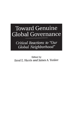 Toward Genuine Global Governance book