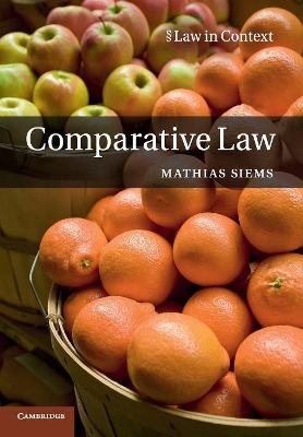 Comparative Law by Mathias Siems