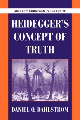 Heidegger's Concept of Truth book
