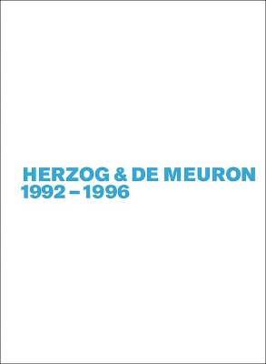 Herzog & de Meuron 1992-1996 book