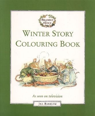 Winter Story Colouring Book (Brambly Hedge) by Jill Barklem