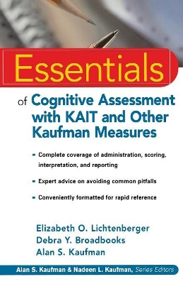 Essentials of Cognitive Assessment with KAIT and Other Kaufman Measures book