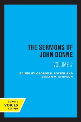 The Sermons of John Donne, Volume II book