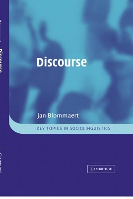 Discourse by Jan Blommaert
