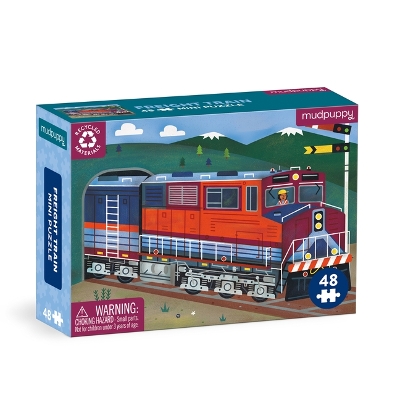 Freight Train 48 Piece Mini Puzzle book