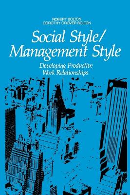 Social Style/Management Style book