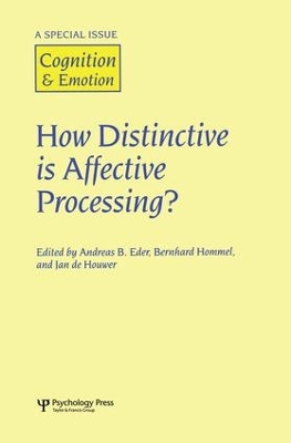 How Distinctive is Affective Processing? by Andreas. B Eder