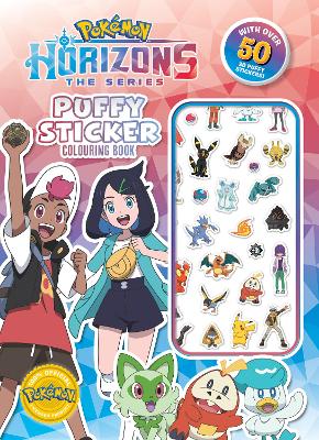 Pokemon Horizons The Series: Puffy Sticker Colouring Book book