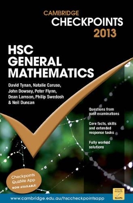 Cambridge Checkpoints HSC General Mathematics 2013 book