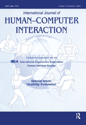Usability Evaluation: A Special Issue of the International Journal of Human-Computer Interaction book