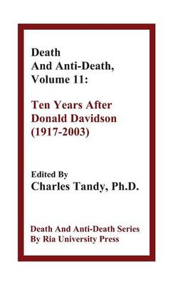 Death and Anti-Death, Volume 11 by Charles Tandy