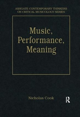 Music, Performance, Meaning book